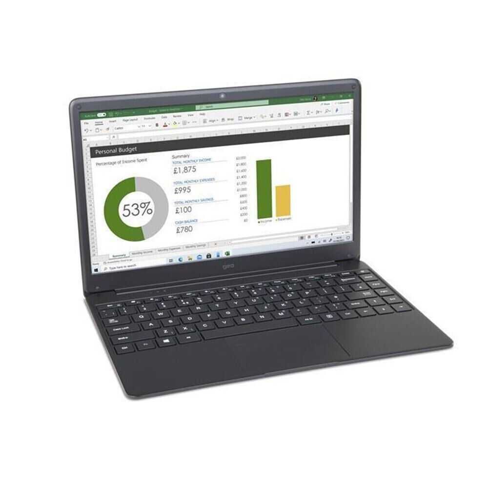 Ноутбук GeoBook 340 Core i3 8GB RAM 256GB SSD 14.1" FHD Win 10 Pro