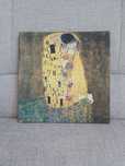 Obraz Reprodukcja obrazu Gustav Klimt The Kiss 20x20