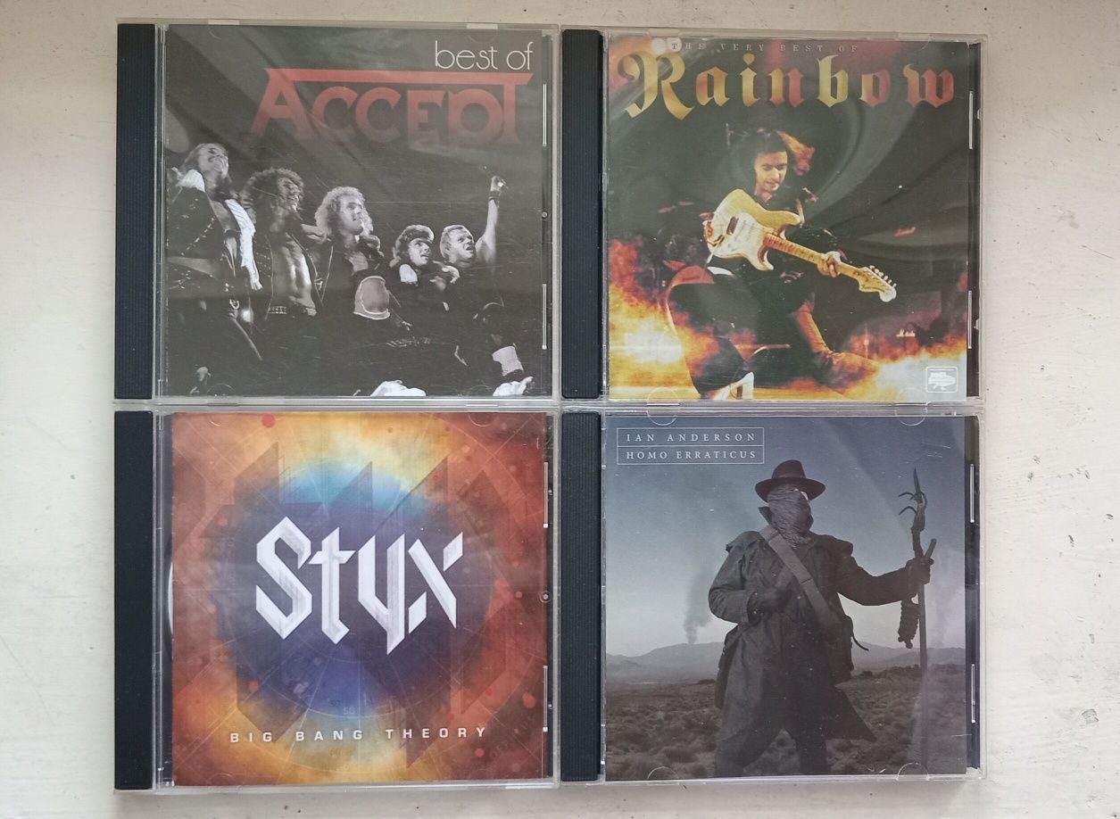 CD Accept, Styx, Rainbow, Ian Anderson.