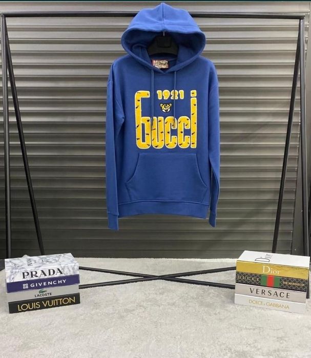 Bluza z kapturem unisex Gucci sklepowa kolory