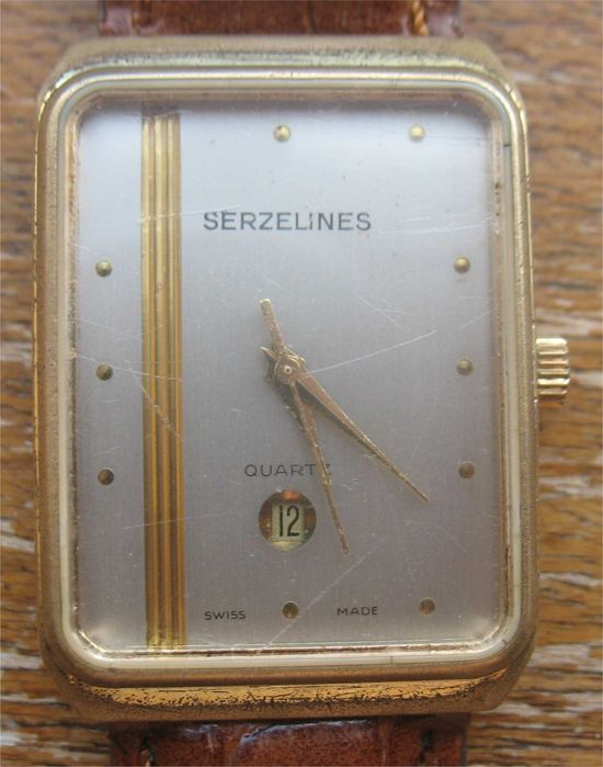 Vintage Serzelines - Quartz - Swiss Made (Movimento Harley/Ronda)