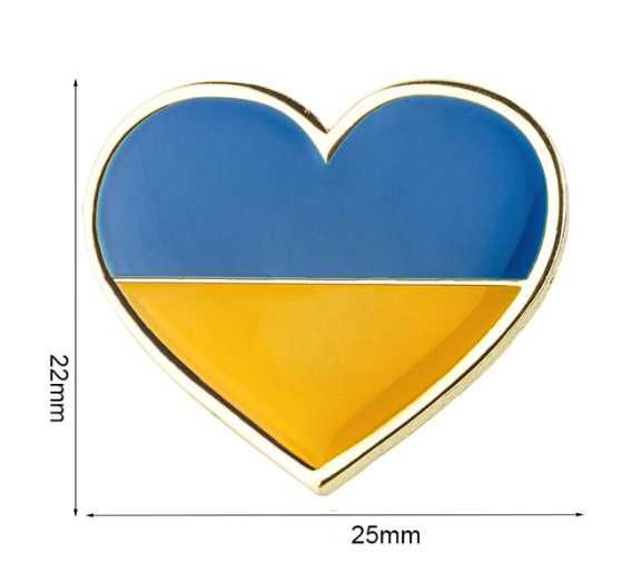 Значок Україна Серце Пін