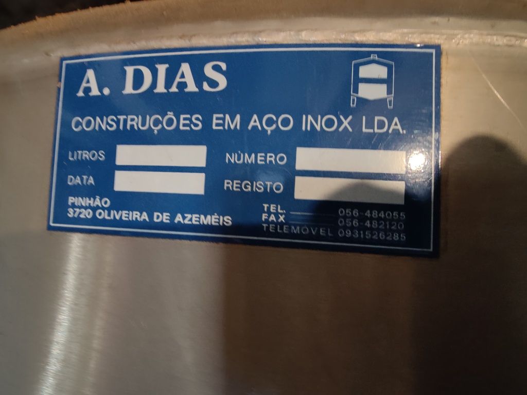 Cuba em  inox 500l