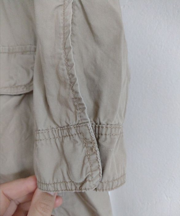 Kurtka damska z bawełny L 40 z kapturem przewiewna lekka na wiosnę