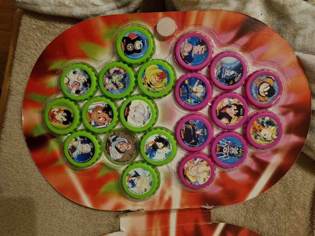 Tazos dragon ball com caderneta