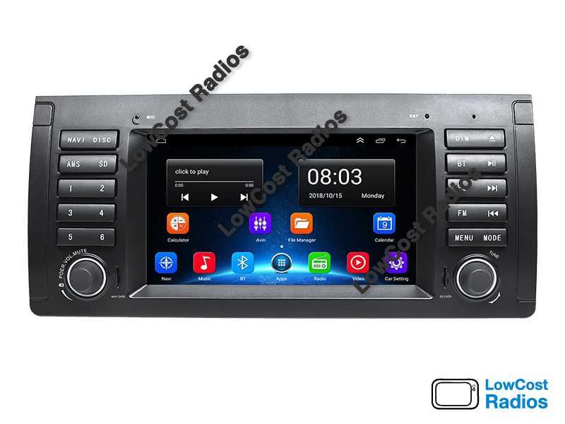 (NOVO) Rádio GPS ANDROID 14 BMW X5 (E53/E39/M5) - ESPECIAL para X5