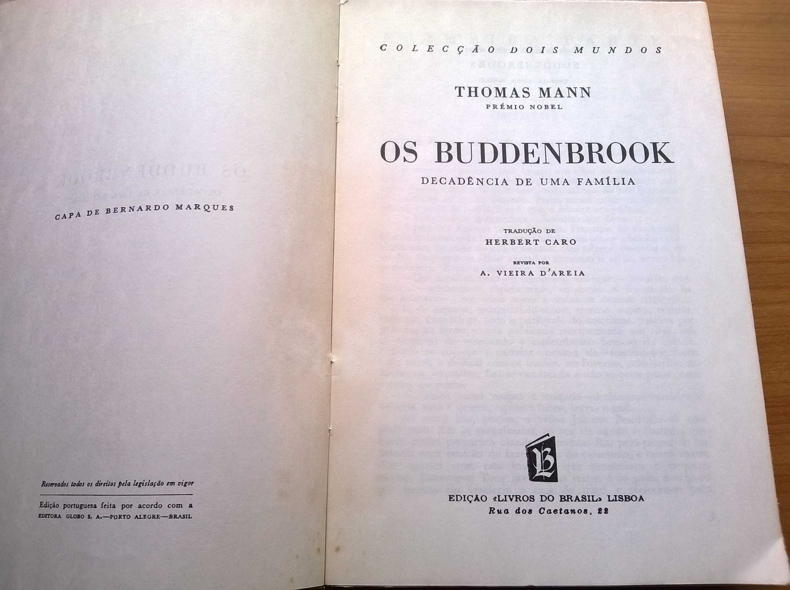 Os Bruddenbrook - Thomas Mann (portes grátis)