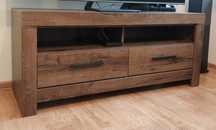 Szafka RTV Black Red White