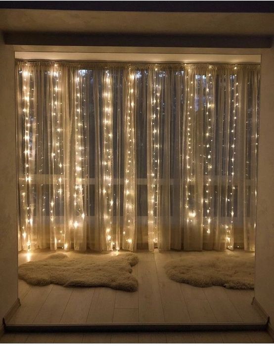 Гірлянда шторка роса 3×3