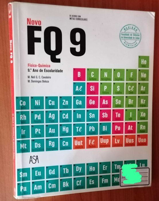 Matemática, Inglês, F.Quimica, Francês, História, Português - 9º Ano