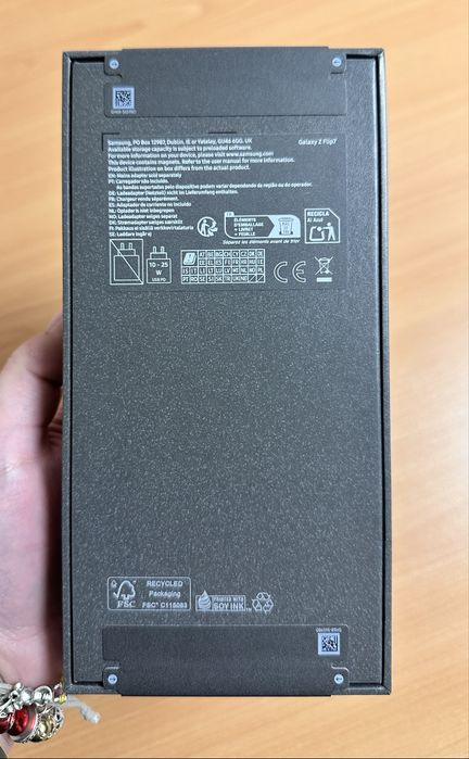 Samsung Galaxy Z Flip 7 256 GB – nowy, zaplombowany, niebieski