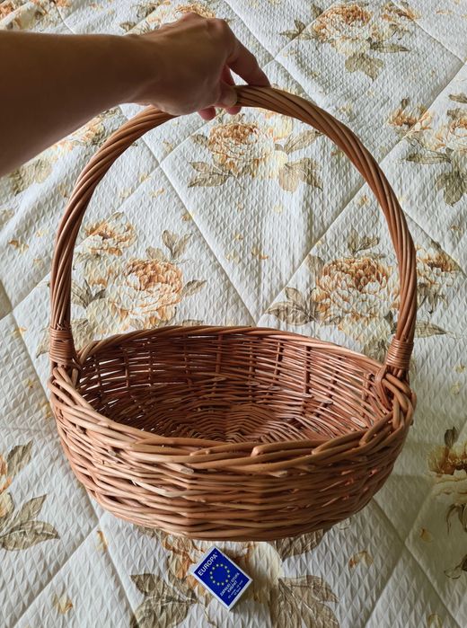 Kosz wiklinowy duży nowy