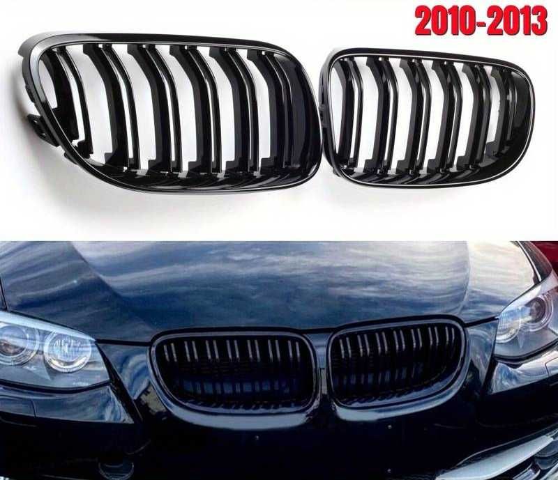 Nerki grill atrapa Czarny połysk do BMW E92 E93 lifting 2010 - 2013