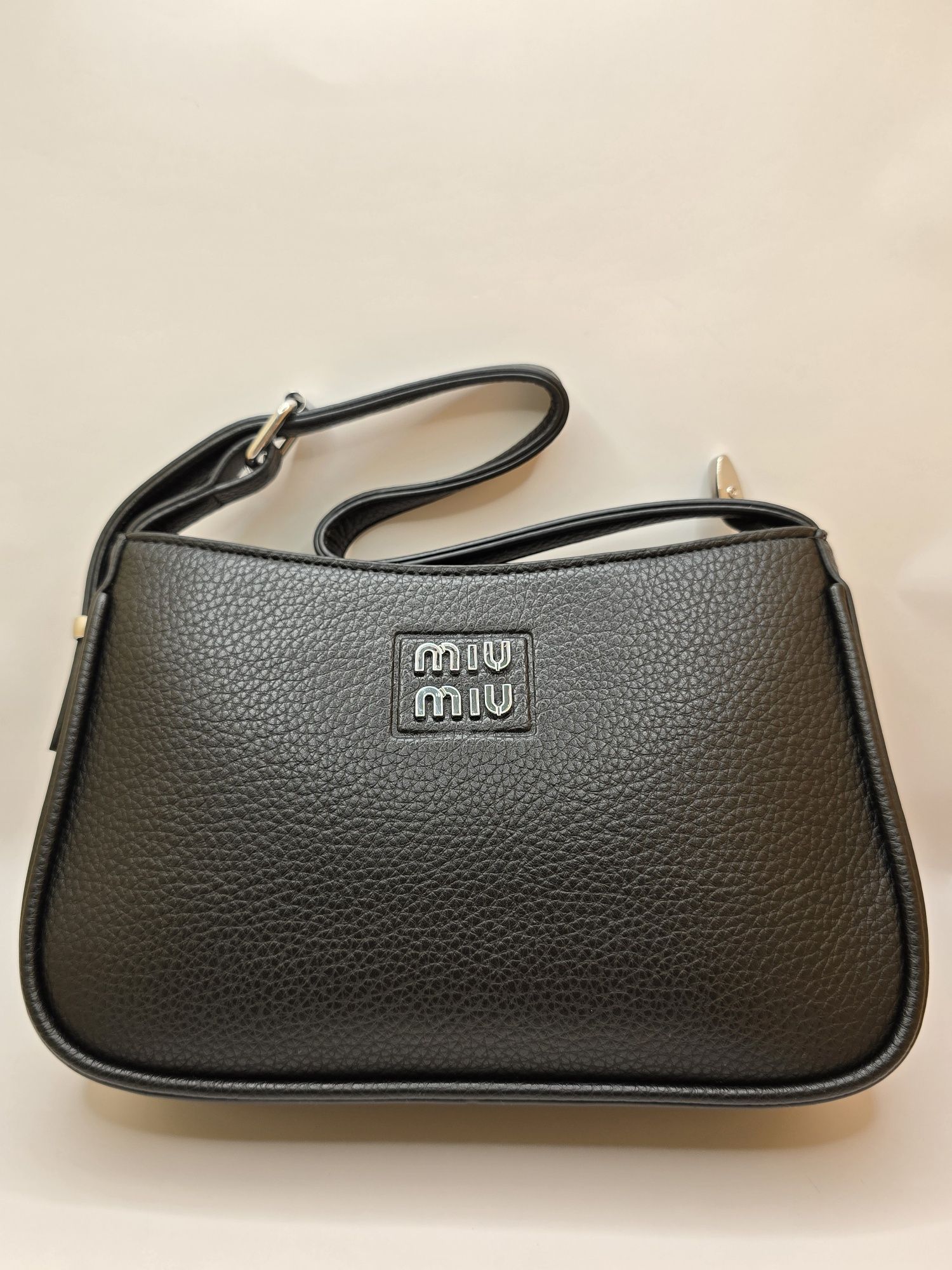 Сумка Miu Miu чорна та біла
