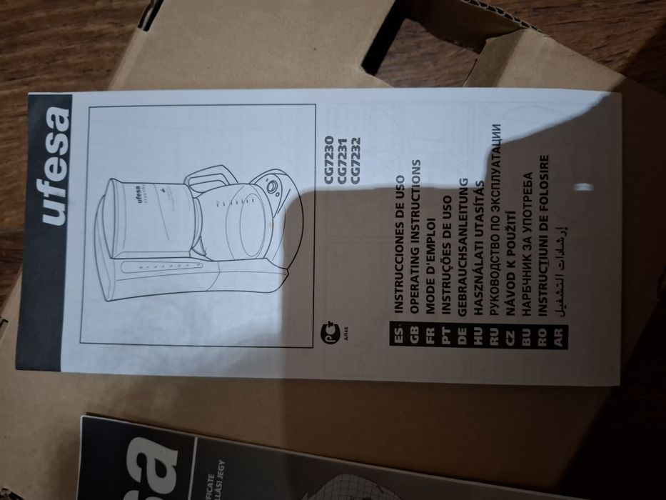 Maquina de cafe de saco UFESA