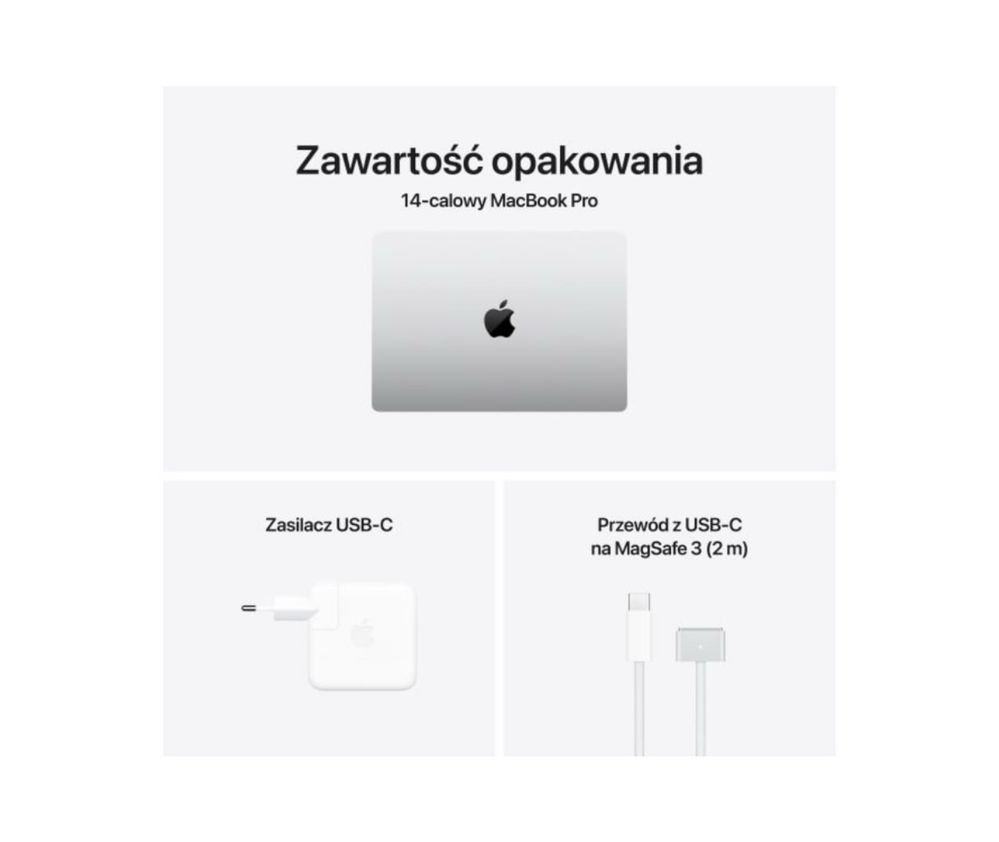 Apple MacBook Pro M4/16GB/512/Mac OS Srebrny 10R GPU US