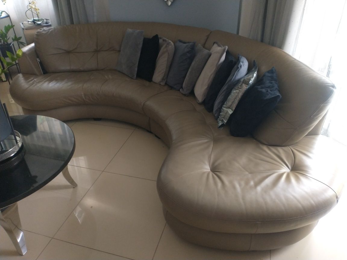 Sofa skóra naturalna gruba
