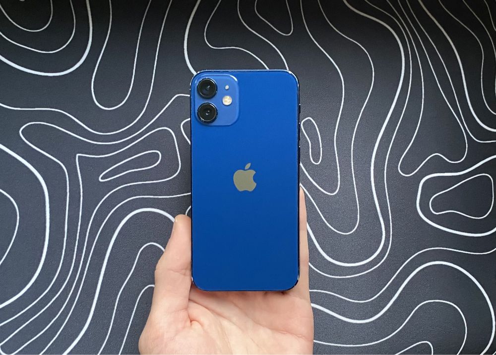 Хороший iPhone 12 MINI 128 гб - 85% АКБ - NEVERLOCK - BLUE