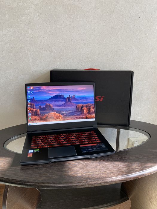 Ігровий MSI GF63 i7/ GTX 1650/ IPS/ RAM 16/ 256 SSD + 640 HDD як новий