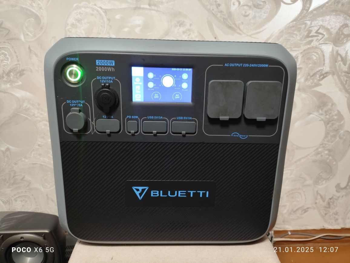 AC200P зарядна станція 2000w