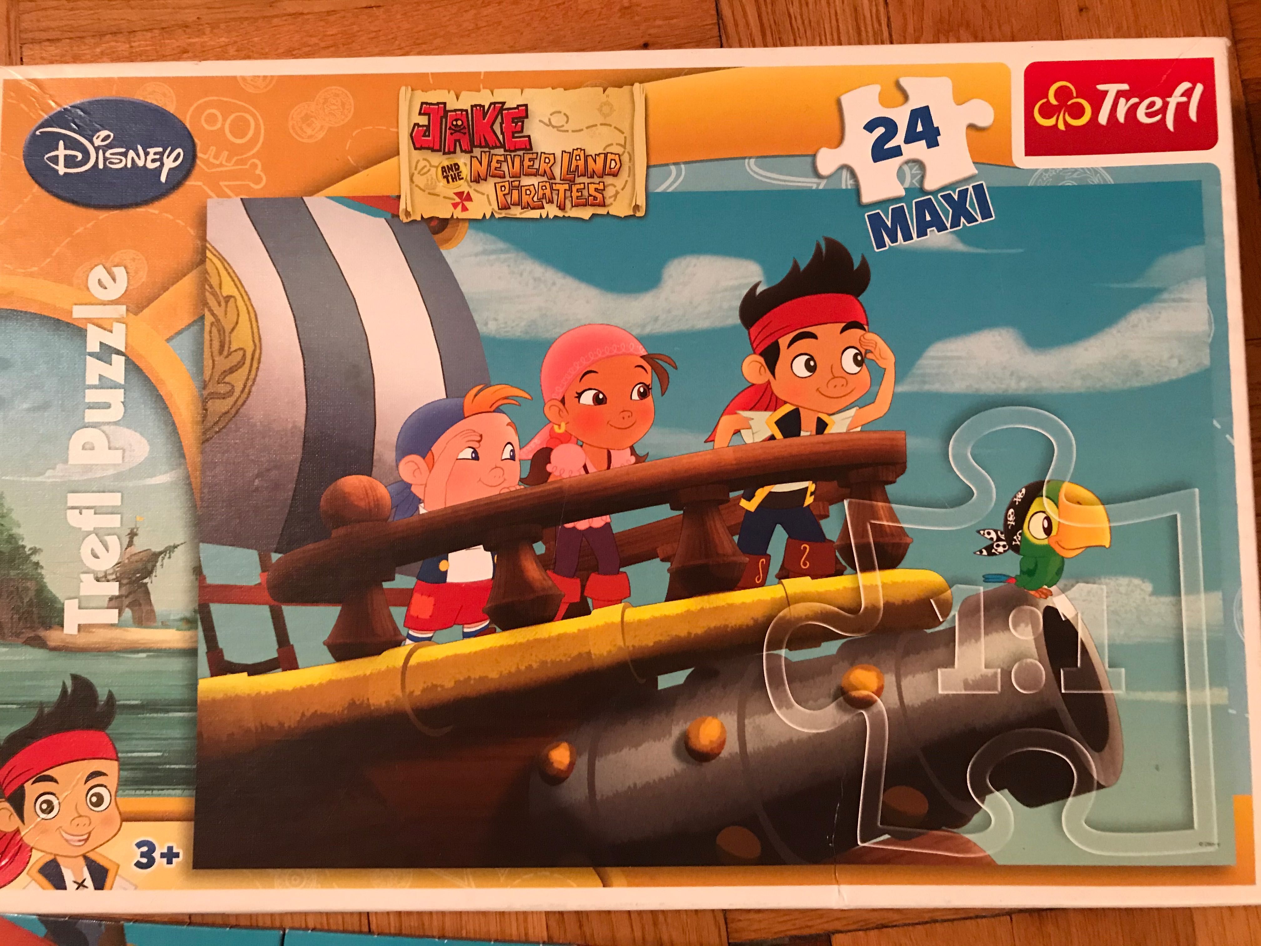 Puzzle maxi trefl 24 jake i piraci z Nibylandii