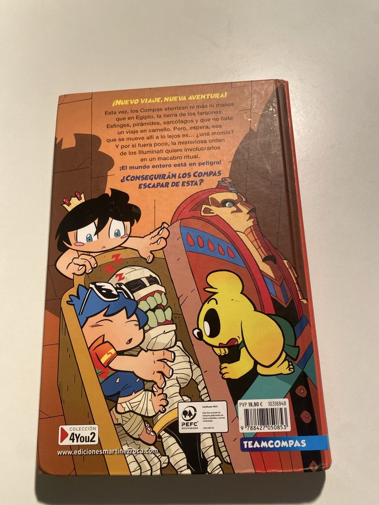 Livro “Los compas y el despertar de la momia”