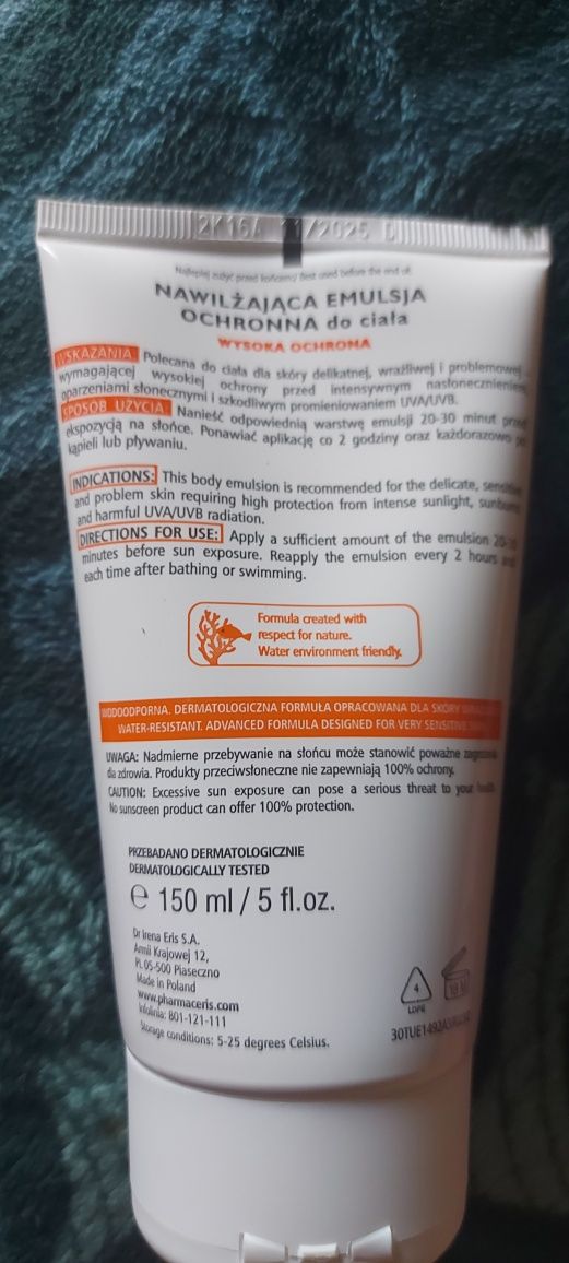Krem z filtrem UVB/UVA  30 Phermaceris