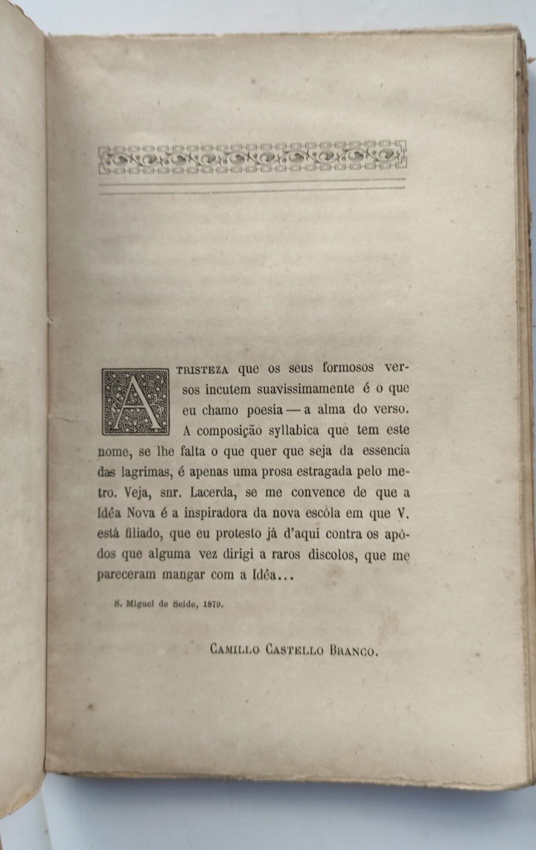 Os Cânticos da Aurora - A Crítica -Narciso de Lacerda_ ano: 1880