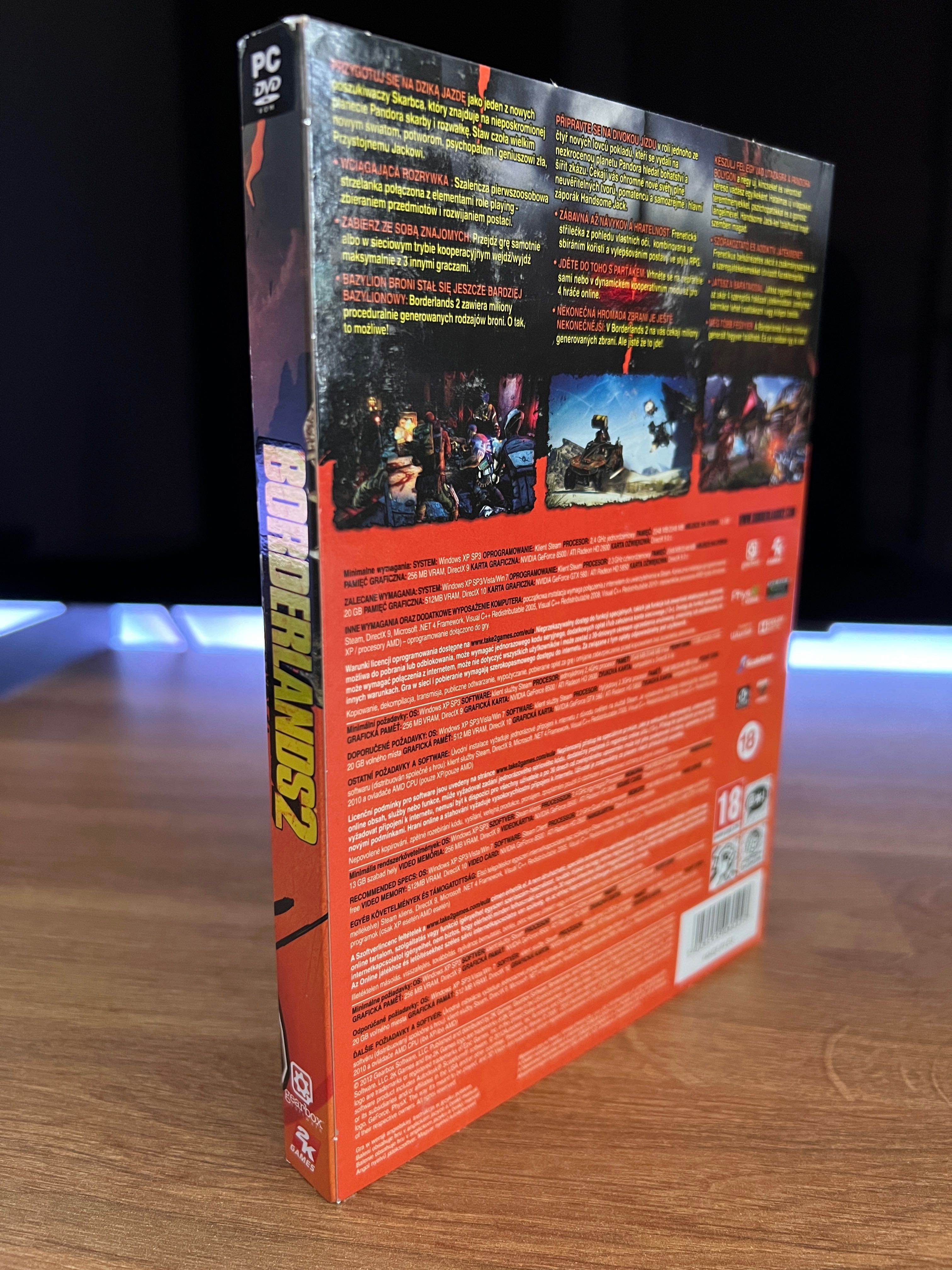 Borderlands 2 (PC PL 2012) DVD BOX premierowe kompletne wydanie