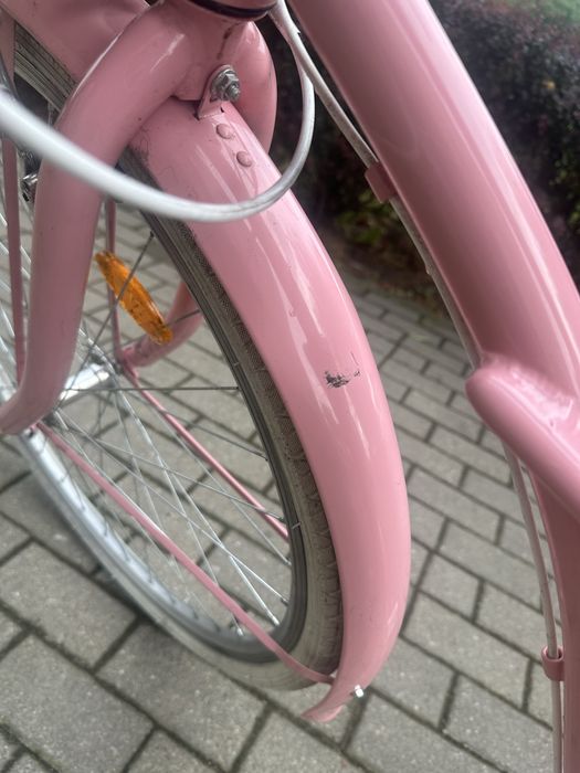 Rower rozowy holenderski dallas 28 cali