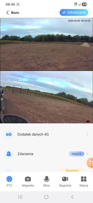 Kamera z podwójnym obiektywem LTE / 4G