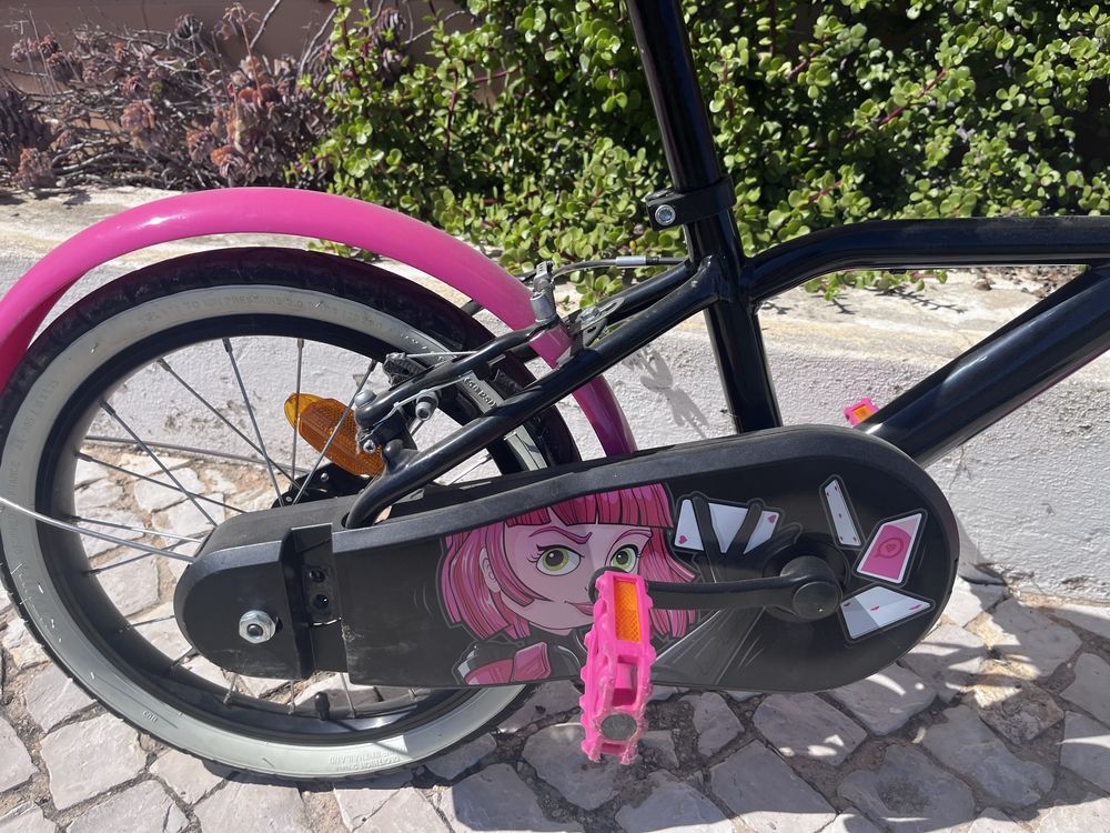 Bicicleta de menina 4-6 anos 500 spy hero 16 polegadas