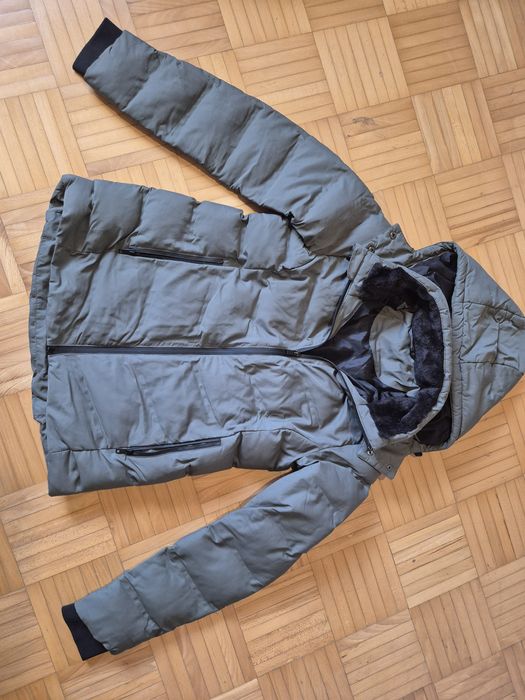 XS S 34 36 Kurtka szałwia Dunnes kaptur