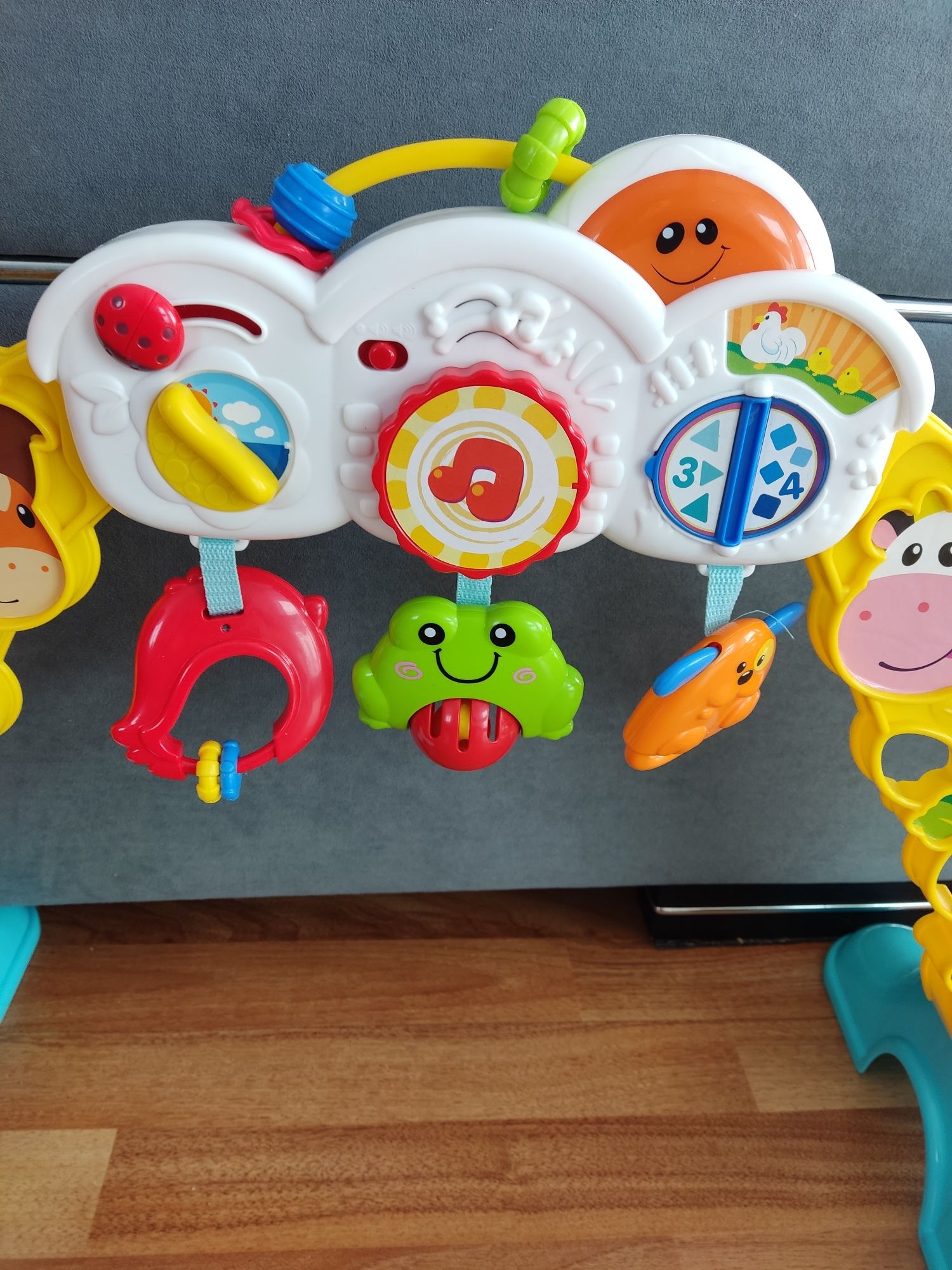 Mini siłownia dla maluszka niemowlaka winfun smily play