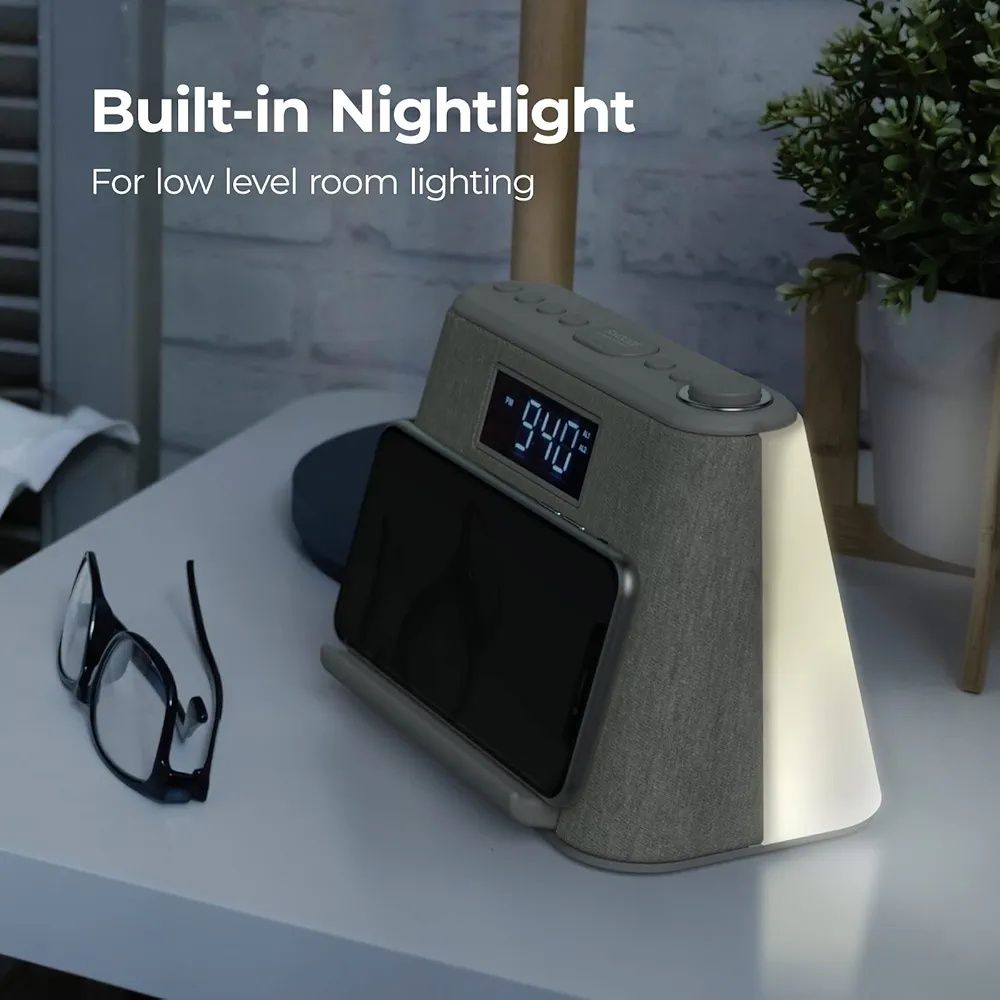 Budzik, radio i-box GLOW