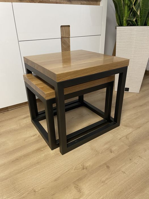 Stolik kawowy loft 2w1