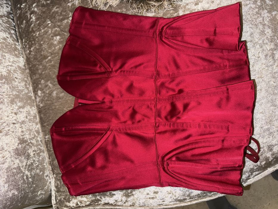 Корсет agent provocateur красный шелковый оригинал