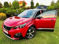 Peugeot 3008 Piekny kolor czarny dach duzy otwierany szyberdach oryginal GT LINE