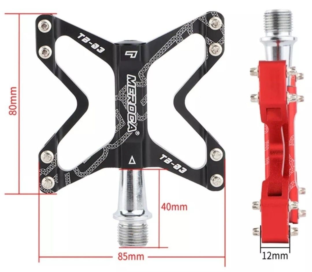 Nowe pedały Meroca TB-03 łożyska maszynowe