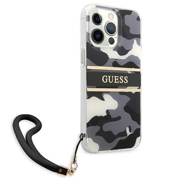 Etui na iPhone 13 Pro Max Guess Camo Strap Collection