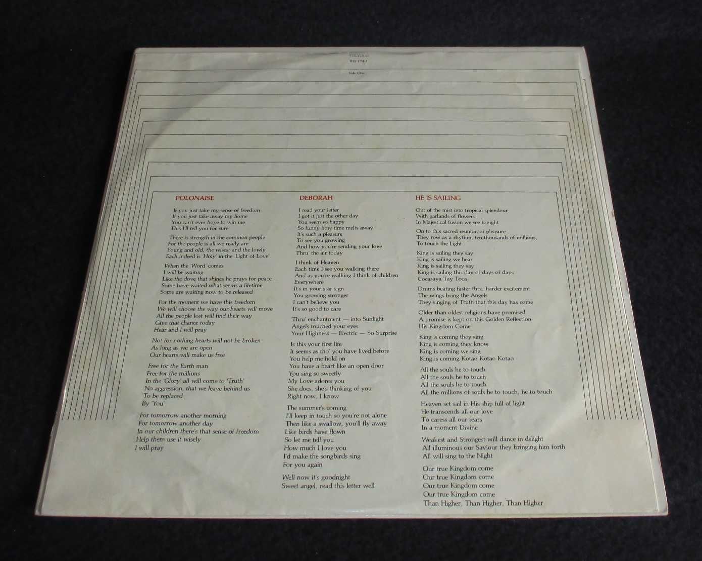 Disco LP Vinil Jonh And Vangelis Private Collection 1983