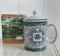 Chiński porcelanowy kubek 200 ml herbata nowy new Chinese porcelain mu