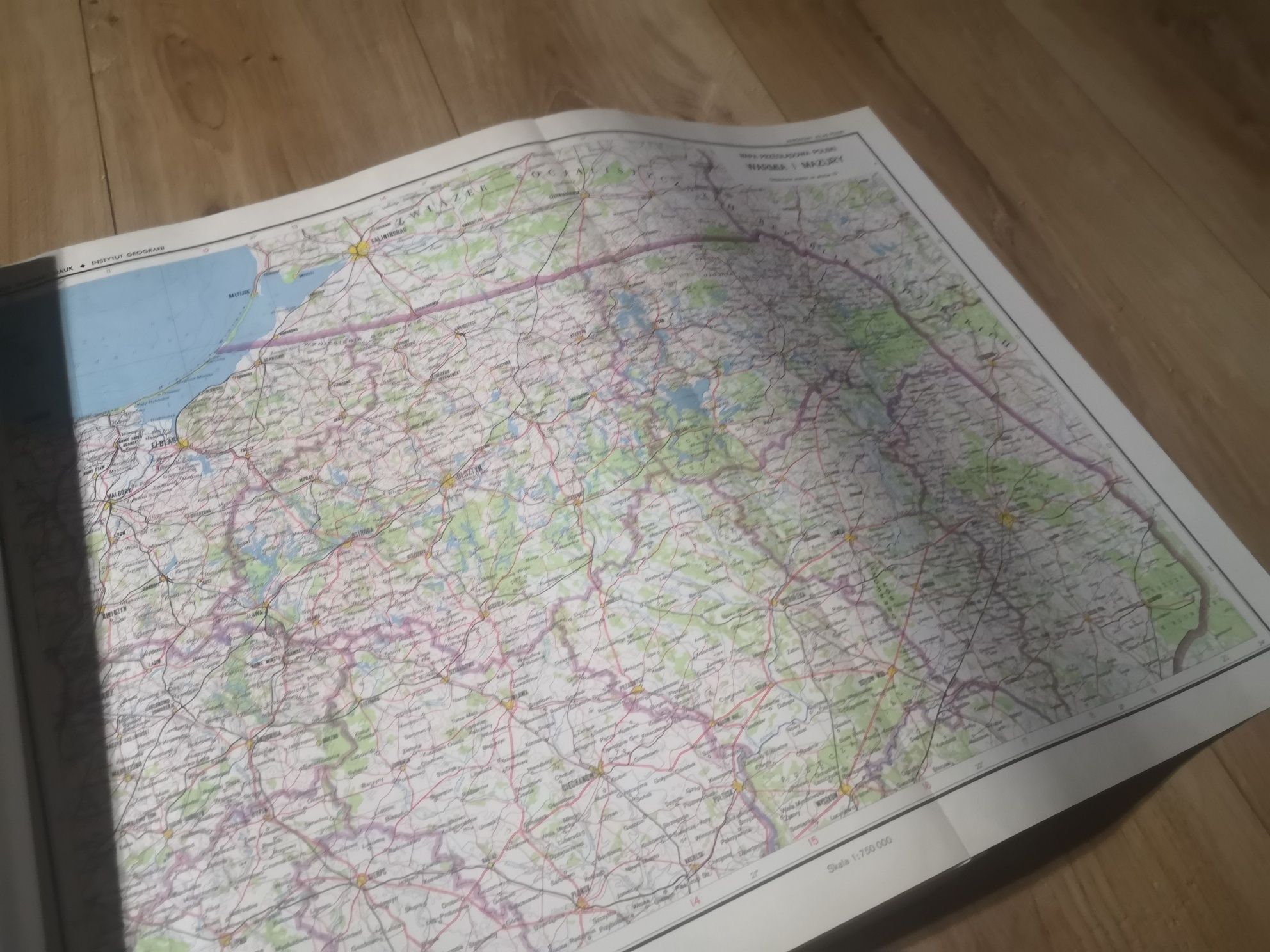 Narodowy Atlas Polski ZNiO rok 1973/78 PRL