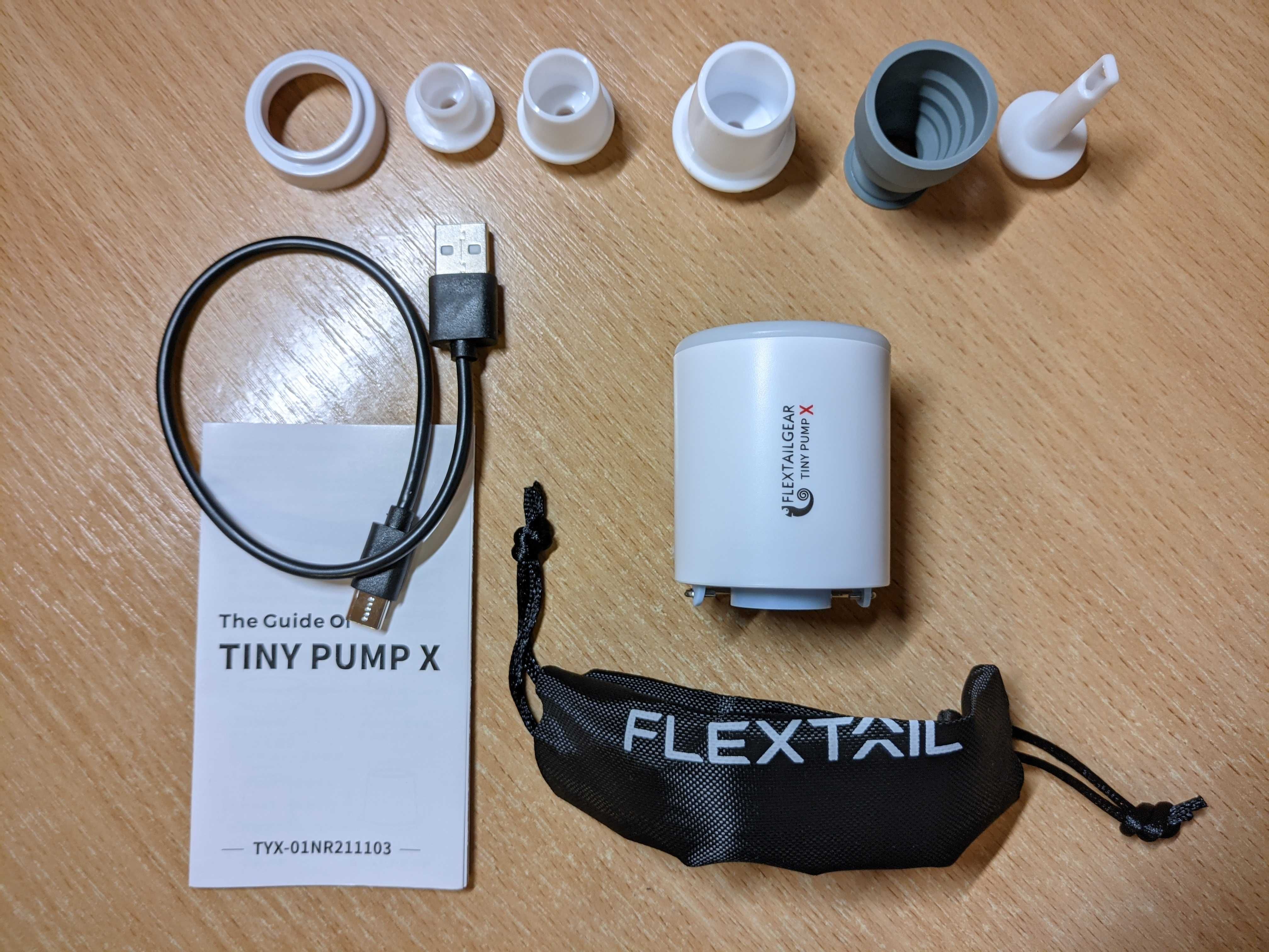 FLEXTAILGEAR Tiny Pump X Гарантія Туристичний електричний міні насос