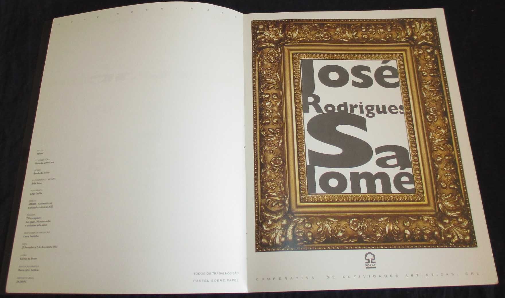 Livros Salomé e Acerca de Anjos José Rodrigues