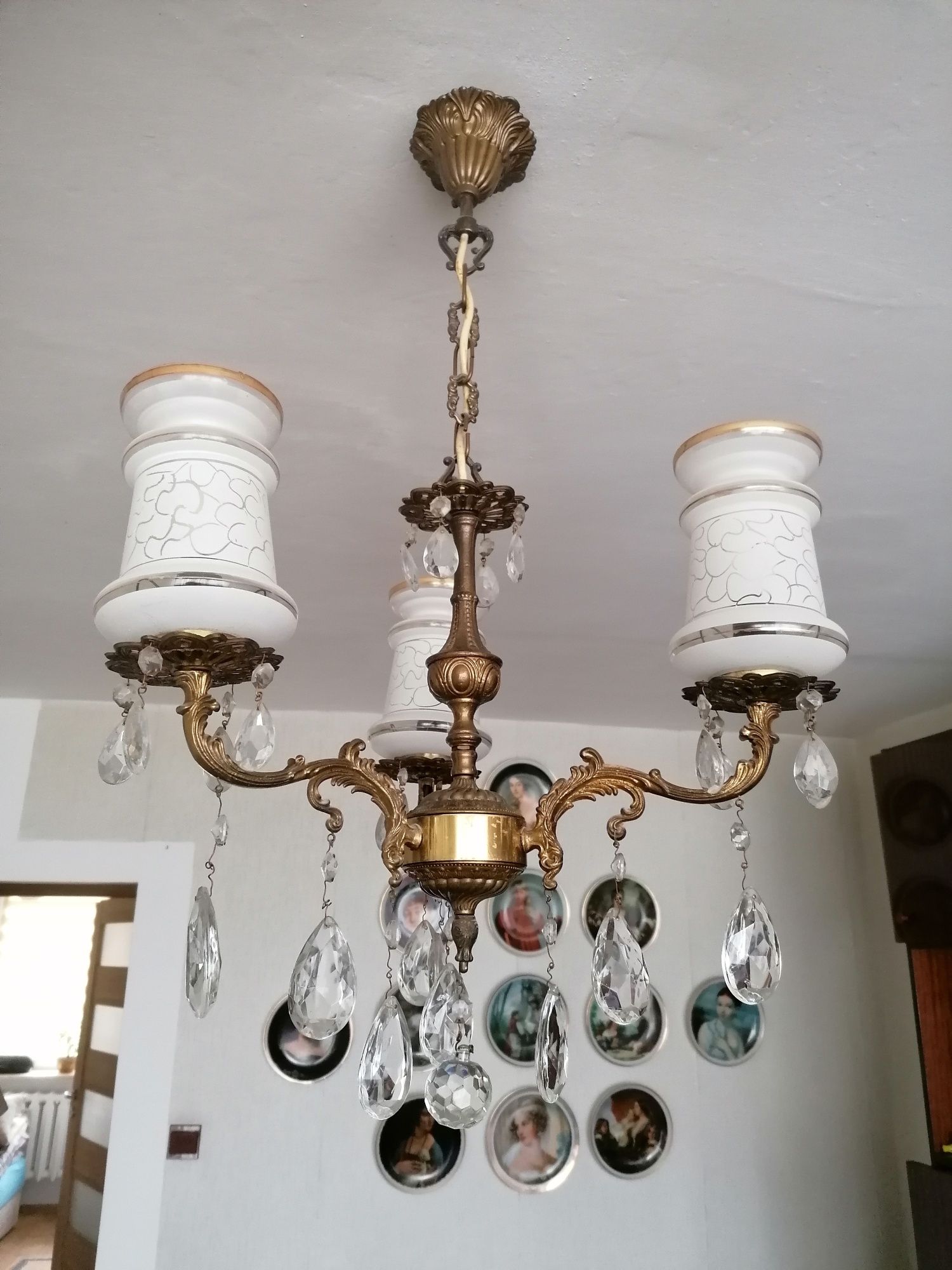 Lampa, żyrandol, oświetlenie