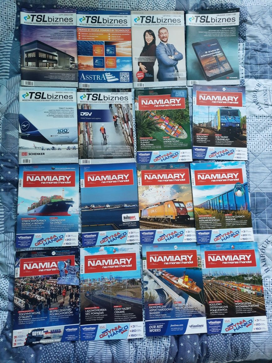 czasopisma Namiary na morze i handel TSL biznes transport port statki