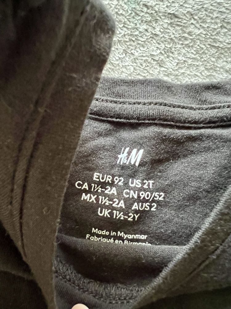 Koszule na krótki rękaw r. 92 H&M