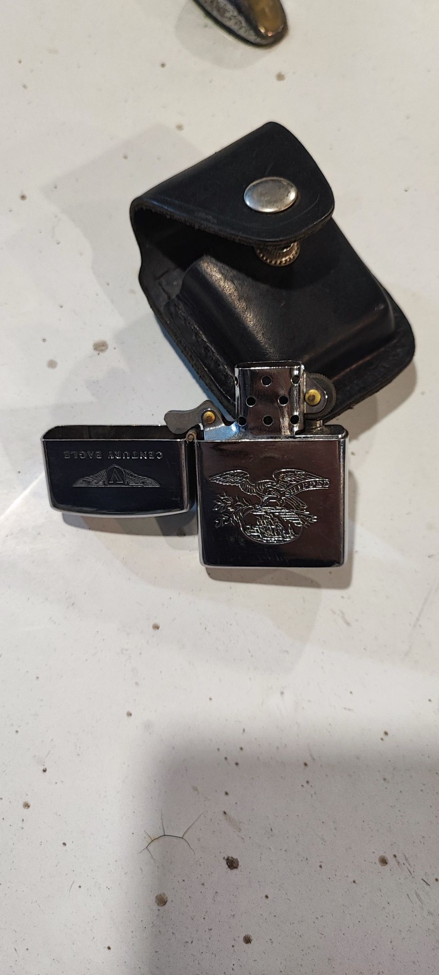 Зажигалка зипо с чехлом Zippo