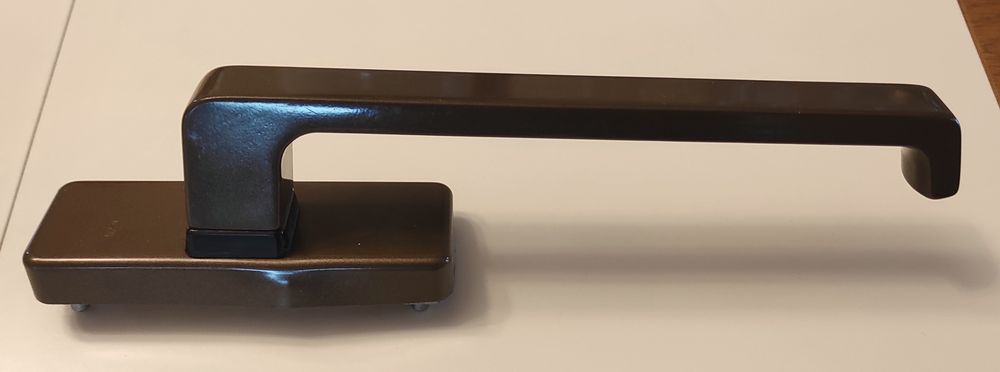 G-U klamka do drzwi uchylno przesuwnych suwanki PSK brązowa lewa